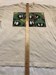 Vtg Marvin The Martian Single Stitch T Shirt Unisex Sz XL Looney Tunes USA Made
