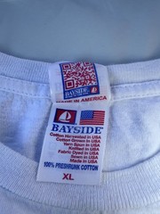 Vintage 90s Y2K JBT Proud American USA Eagle Flag Shirt Made in USA Bayside XL