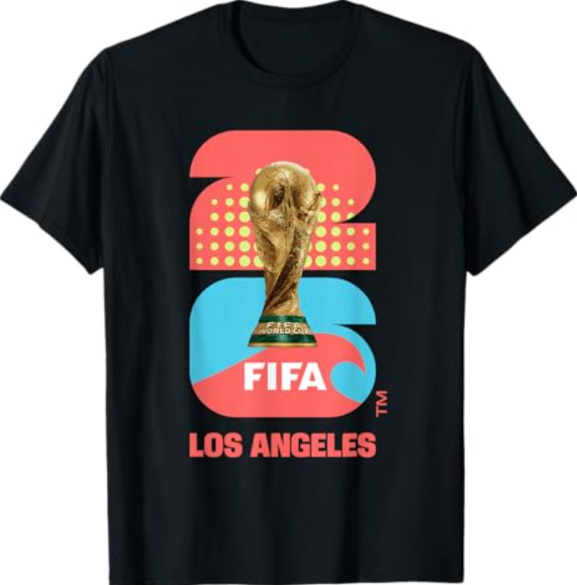 FIFA World CUP26 Los Angeles Trophy Color T-Shirt