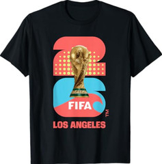 FIFA World CUP26 Los Angeles Trophy Color T-Shirt