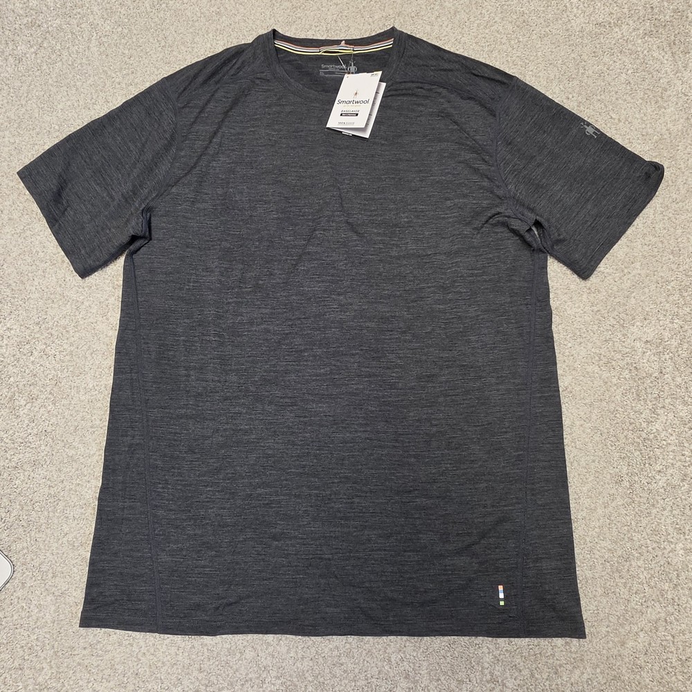 Smartwool Men’s T-shirt Gray Merino 150 Short Sleeve Crew Neck XL Baselayer