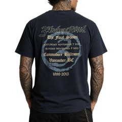 3 Inches Of Blood RIP The Final Shows Tshirt Mens Black Heavy Metal Band Tee – S