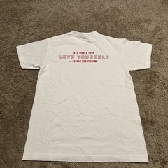 BTS Love Yourself Tour Shirt Small KPOP Official Merch Ver.1 Short Sleeve White