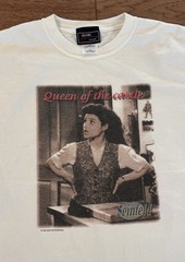 VTG 1998 Seinfeld Queen Of The Castle Elaine Shirt NBC Experience Store Mens M