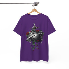 Restless Heart Gothic Cross Rose Graphic T-Shirt
