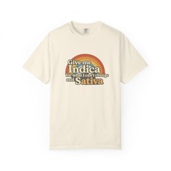 Retro Indica Sativa Funny Cannabis Tee, Nostalgic Serenity Prayer Tshirt