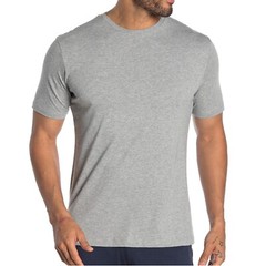 Slate & Stone $78 NWT Men’s Pierre Cotton Blend SS Crew T-Shirt Heather Grey 2XL