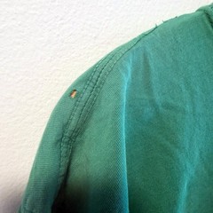 Polo by Ralph Lauren Shirt Mens M Green Short Sleeve Crewneck Tee Distressed