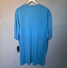 Men’s Greg Norman Pocket Short Sleeve Tee Shirt in Blue w/ Shark Logo SZ XXXL