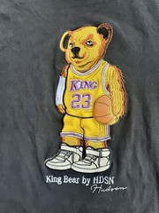 Hudson Outerwear King Bear Tee Men’s M Black Basketball 23 Graphic T-Shirt