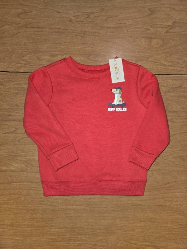 Garanimals Red Graphic Fleece Top 18M OEKO-TEX Certified