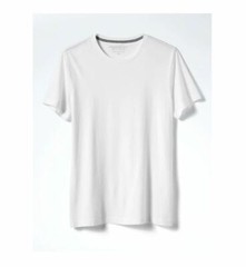 New Men’s Tall Size Banana Republic White Soft Wash Crew Neck T-Shirt NWOT – MT