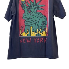 Keith Haring New York City Big Apple Art Tee T Shirt Retro Modern XL Reprint