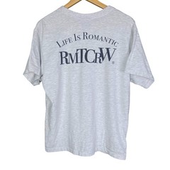 Romantic Crown Life Is Romantic Korean Streetwear Men’s Small T-Shirt Light Gray