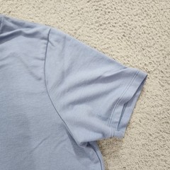 Sene T-Shirt Mens Medium Blue Short Sleeve Lightweight Supima Cotton Tee Preppy