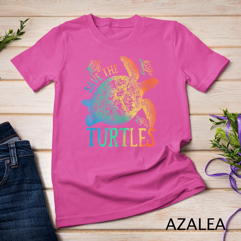 Tie Dye Sea Turtle, save the turtles, women & men and kids Unisex T-shirt