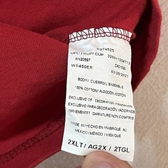 Dickies Work Shirt Men’s 2XLT Red Pocket Tee Mechanic