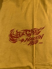 NWT Fasthouse Mixin’ Antique Gold T-Shirt “High Octane Gas & Haulin Ass” NEW