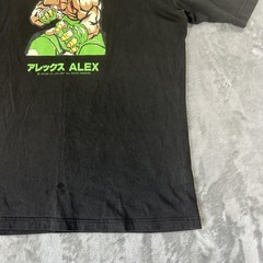 Vintage Capcom Street Fighter III Shirt Mens Large Black Alex Graphic *Early Rot