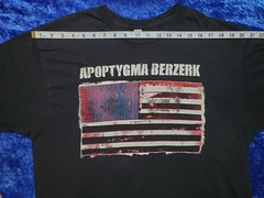 Vintage Apoptygma Berserk Vintage Rocket Science Concert Shirt