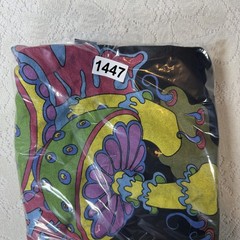 Brisco Brands Shirt Mens 2XL Black Psychedelic Mushroom Graphic Trippy Boho Tee