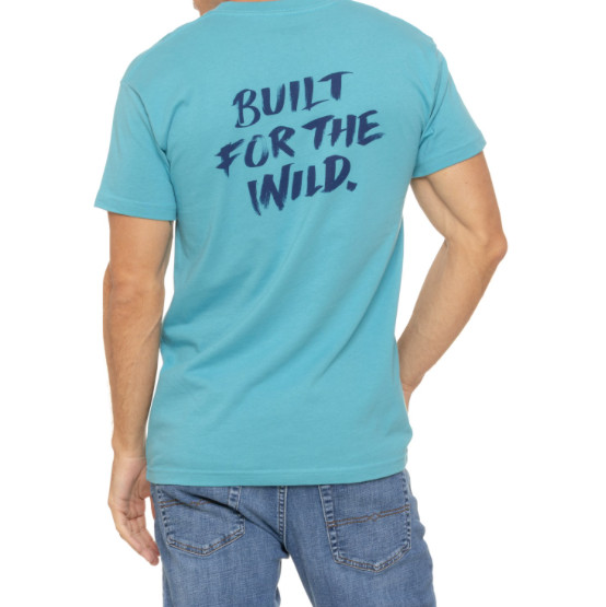 YETI Mens B&T Teal Cotton BUILT FOR THE WILD. S/S T-SHIRT 2XL 3XL NIP