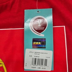 FIFA World Cup Qatar 2022 Mens XL T-Shirt Red Portugal Flag Soccer Outerstuff