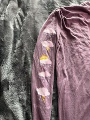 Teddy Fresh Shirt Mens XL Purple Long Sleeve Crippling Anxiety