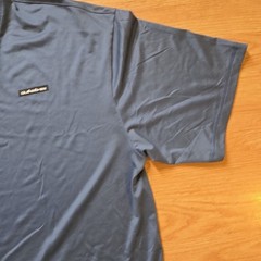 Quiksilver Surf Tee Shirt Mens Large Short Sleeve Loose Fit Rash Guard Blue L
