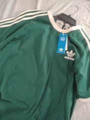 Adidas Three Stripes Shirt Brand New Medium