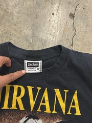 The Roxx Vintage 90s Nirvana Kurt Cobain Band T-Shirt Single Stitch Size Medium