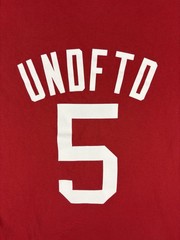 Vtg Undefeated T-shirt Men’s Large Red UNDFTD Streetwear Skater Hip Hop Grunge