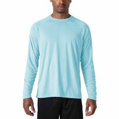 Men’s UV Protection Shirts Golf Tees Sun Block T-Shirts Long Sleeve Fishing Tops