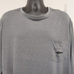 Panama Jack Blue Marlin Fishing Shirt Men’s Size XXL Gray Front Pocket UPF 50