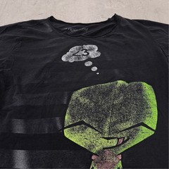 Vintage Invader Zim Gir Cupcake Mighty Fine Shirt 2000s Distressed Scene Girl
