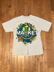 Chinatown Market World Graphic Beige Shirt – New – Mens Size M – Ships Free