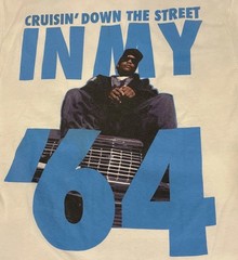 EAZY-E Shirt Cruisin’ Down the Street in My ’64 LARGE Ruthless 20th Anniversary