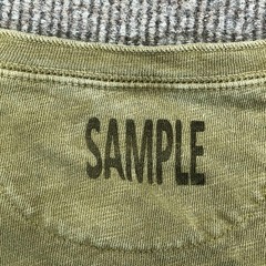 Lucky Brand Shirt Mens Medium Green Long Sleeve Henley Tagless Jersey Tee Sample