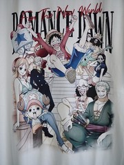One Piece For The New World Romance Dawn Uniqlo T Shirt Large