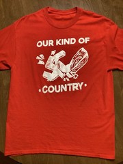 Our Kind Of Country Shirt Size L Red Jack Grelle Muddy Roots Anti Racism