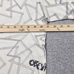 Vintage Obey Shirt Mens M White Geometric All Over Print Single Stitch 90s Tee