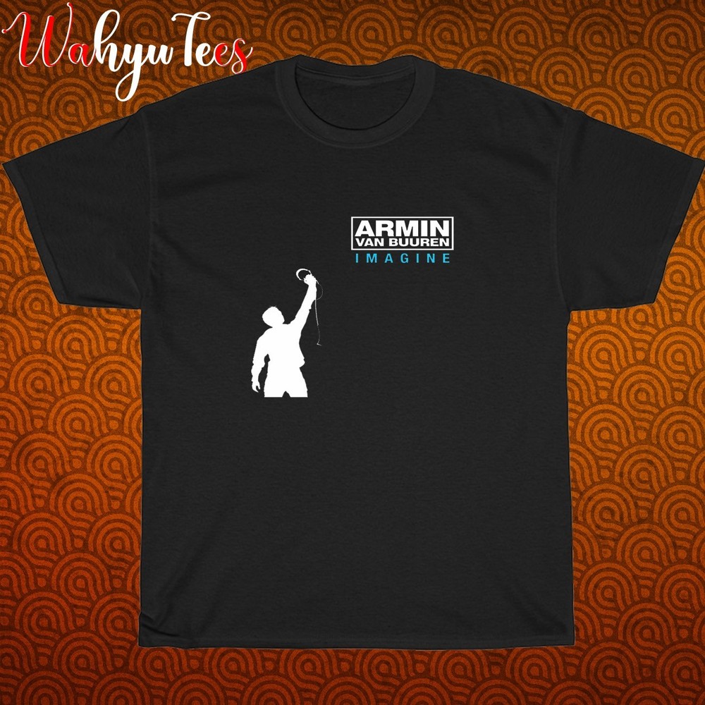 Armin Van Buuren Imagine Logo Black/Navy/White Size S-5XL Unisex T-Shirt