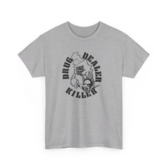 Drug Dealer Killer Straight Edge Hardcore 90s HxC HXX DARE Drug Free T-shirt