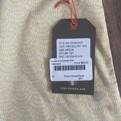 NWT HOWLER BROS Arkansas Tarpon scale print Yellow short sleeve shirt – m – $70