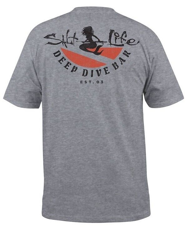 Mens Salt Life Deep Dive Bar Graphic Short Sleeve T-Shirt – XL/Large/Med – NWT