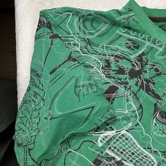 VTG Request Men’s Graphic Embroidered Green Tshirt Big & Tall 4XL Short Sleeve