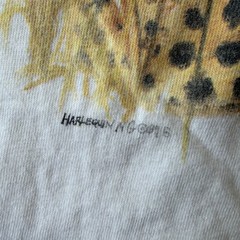 Vintage 1989 Biolchini Big Cat Men’s L T-Shirt Leopard Lion Tiger Single Stitch