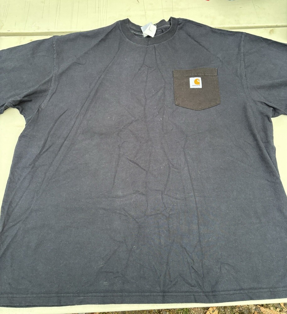 Men’s Carhartt Tshirt Front Pocket Size XL Work Wear