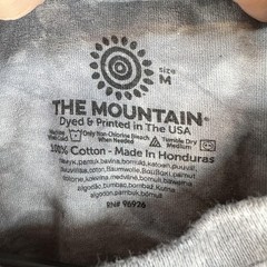 The Mountain Shirt Mens Medium Gray Wolf Graphic Sedona Arizona Tie Dye Tee