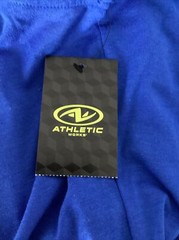 ATHLETIC WORKS DRIWORKS BLUE FIRE TRI BLEND MUSCLE Tank Sz L*